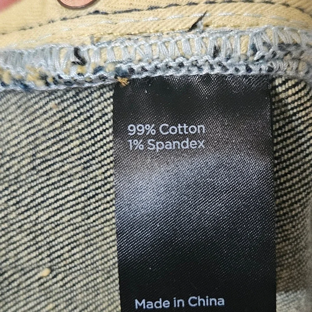 Flint & Tinder Selvedge Denim Dark Blue Jeans Slim Fit Men's Size 34 x 36‎